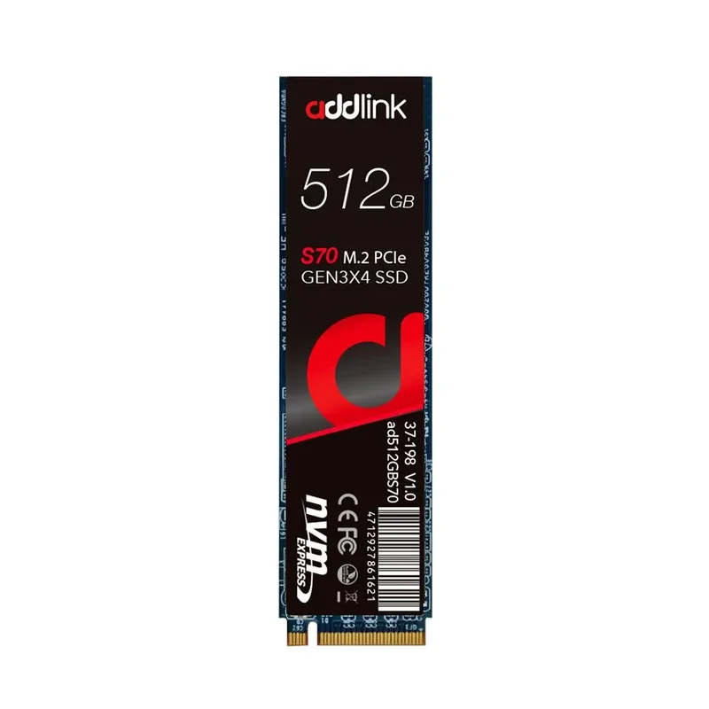 Addlink S70 Lite M.2 2280 NVMe 512GB Internal SSD
