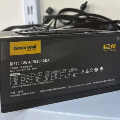 پاور کامپیوتر گریت وال مدل GW-EPS1650DA ظرفیت ۱۶۵۰ وات فول ماژولار | کارکرده | درحد نو
