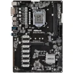 مادربرد ازراک مدل H110 Pro BTC Plus DDR4 + پردازنده Intel Pentium G4400 |کارکرده در حد نو