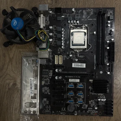 مادربرد JW B250P + پردازنده Intel Pentium G4400 + فن اصلی | استوک