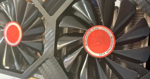 کارت گرافیک RX 580 XFX 8GB استوک +کارتن سریال یکی