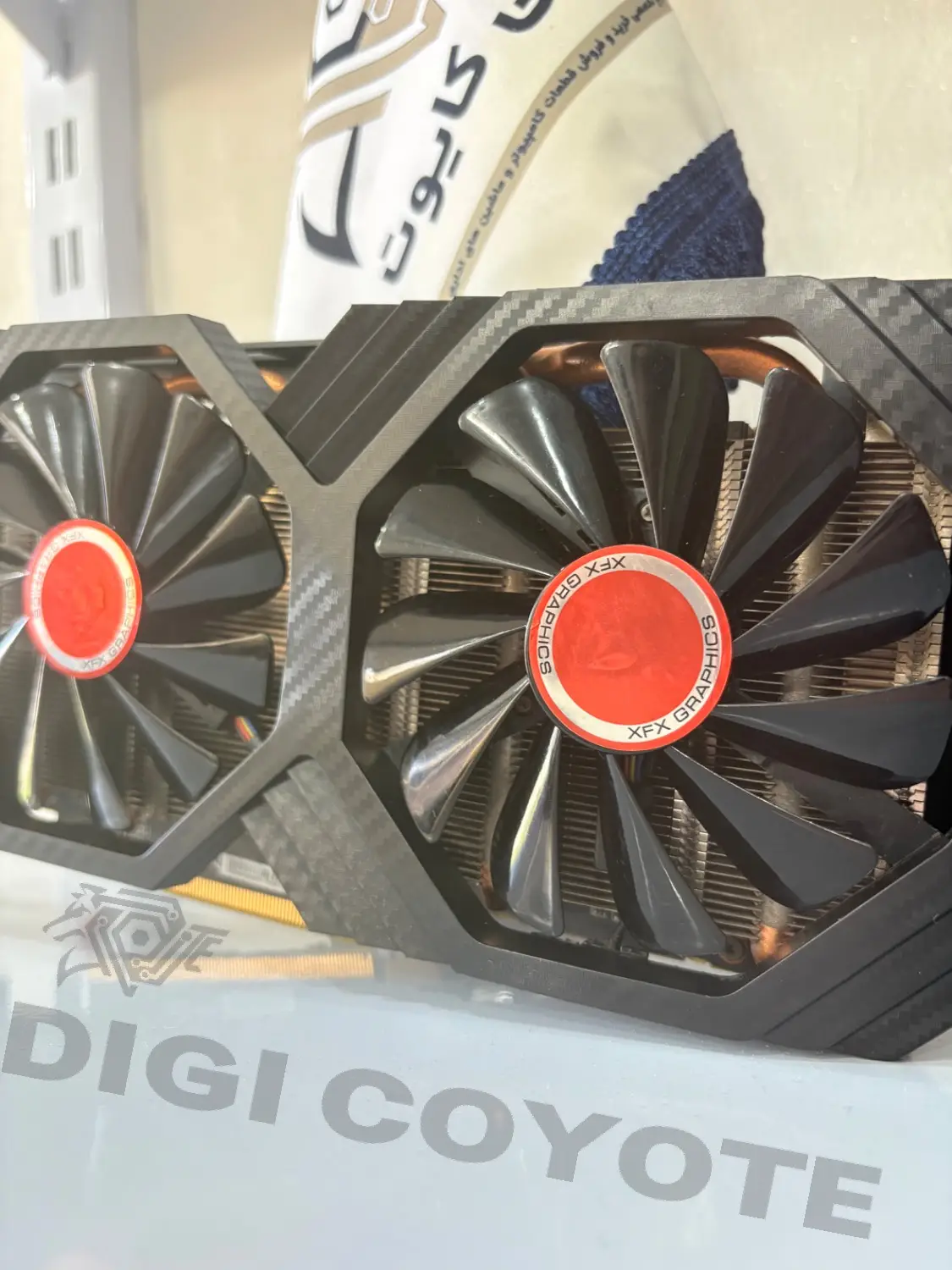 کارت گرافیک RX 580 XFX 8GB استوک +کارتن سریال یکی