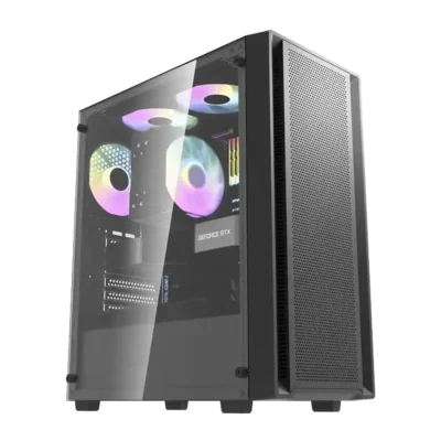 کیس کامپیوتر دارک فلش مدل DK353 ARGB Mid Tower مشکی