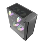 کیس کامپیوتر دارک فلش مدل DK353 ARGB Mid Tower مشکی